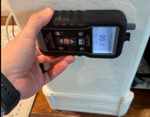 Checking walls in scottsdale house