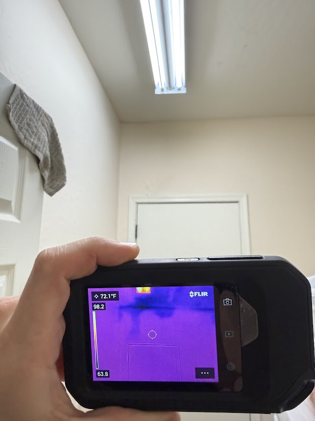 checking water damage in apache wells home