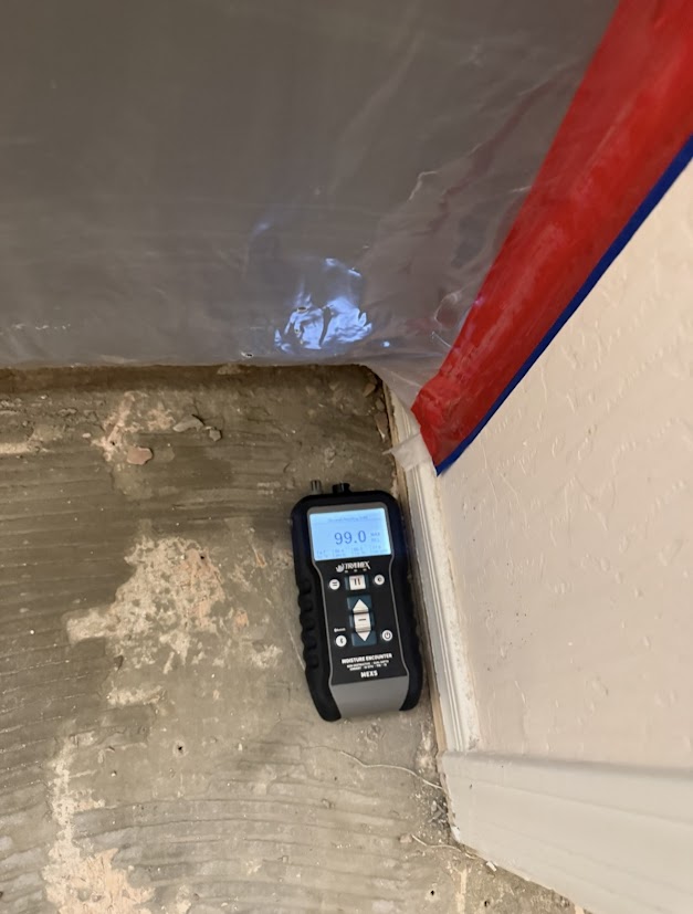 moisture check in mesa grande house
