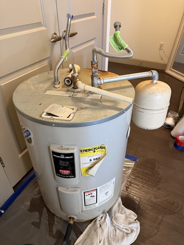 water heater leak in a paradise valley house
