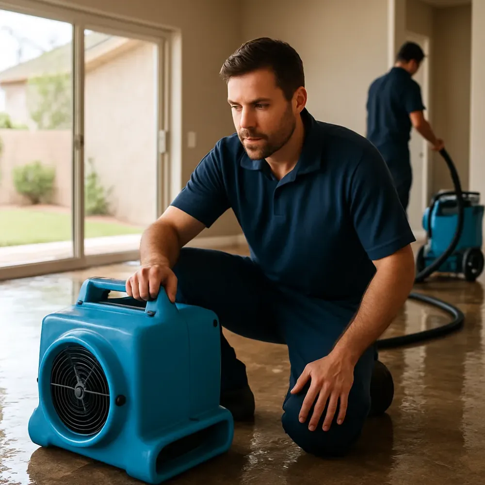 Water damage restoration near Val Vista and Germann Gilbert in Gilbert
